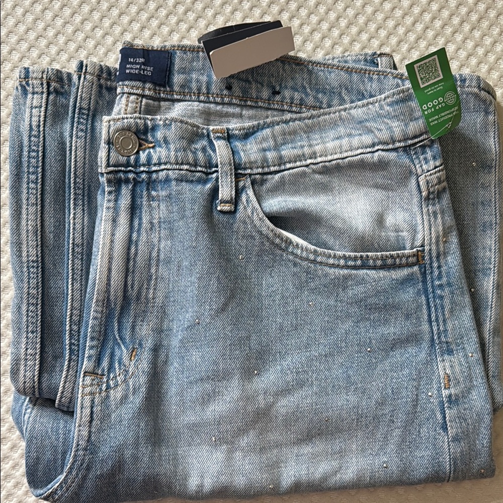 GAP High Rise Wide-Leg Jeans